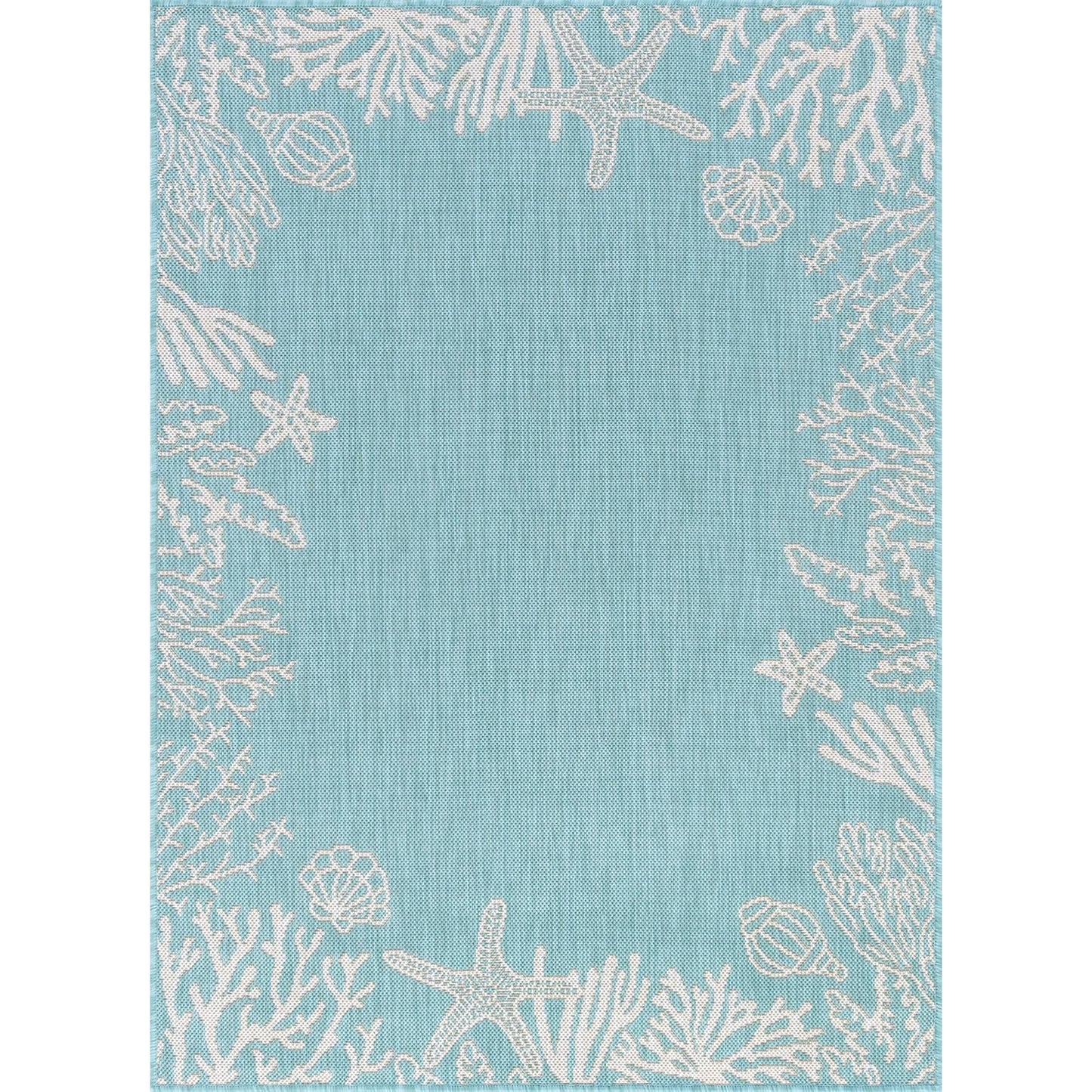 Exo Coastal Graphic Print Indoor/Outdoor Area Rug