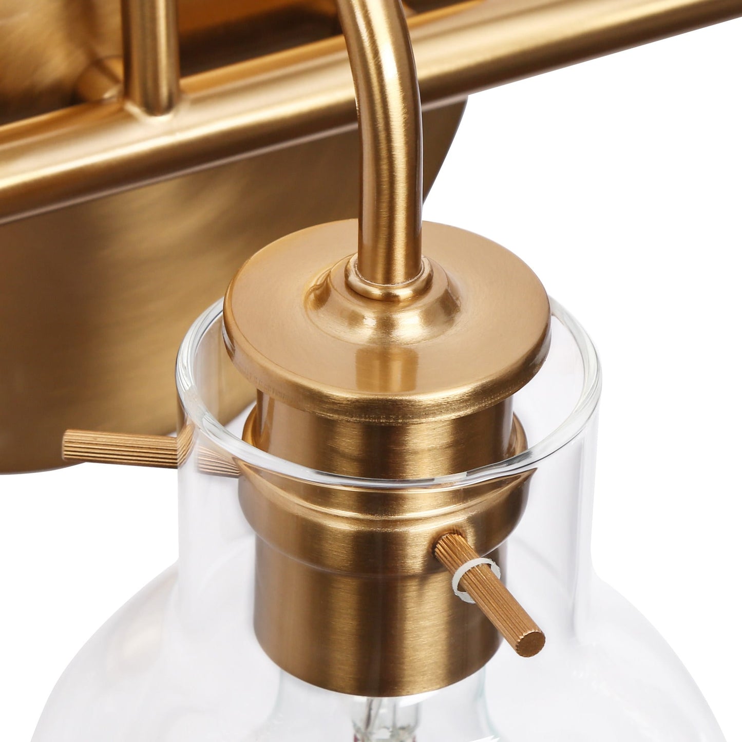 Applique murale moderne à 2, 3, 4 ou 5 lampes pour salle de bain, design minimaliste, en verre