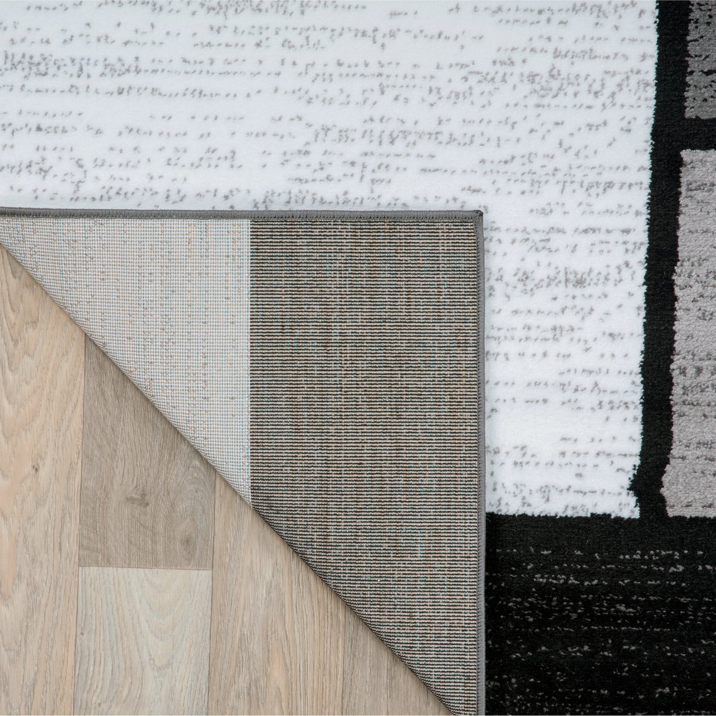 Tapis contemporain moderne à blocs de couleurs en boîte de la World Rug Gallery