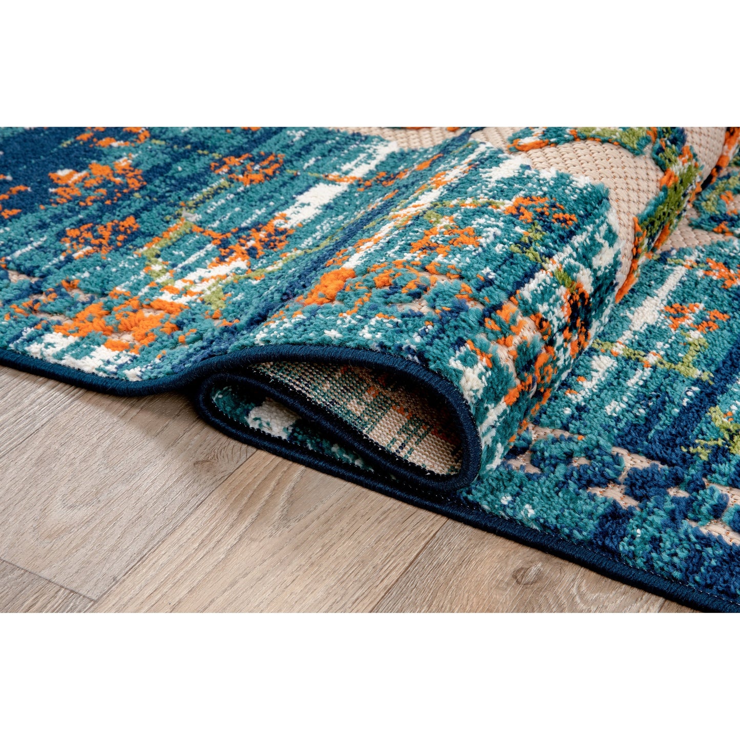 Tapis traditionnel d'intérieur/extérieur vieilli World Rug Gallery