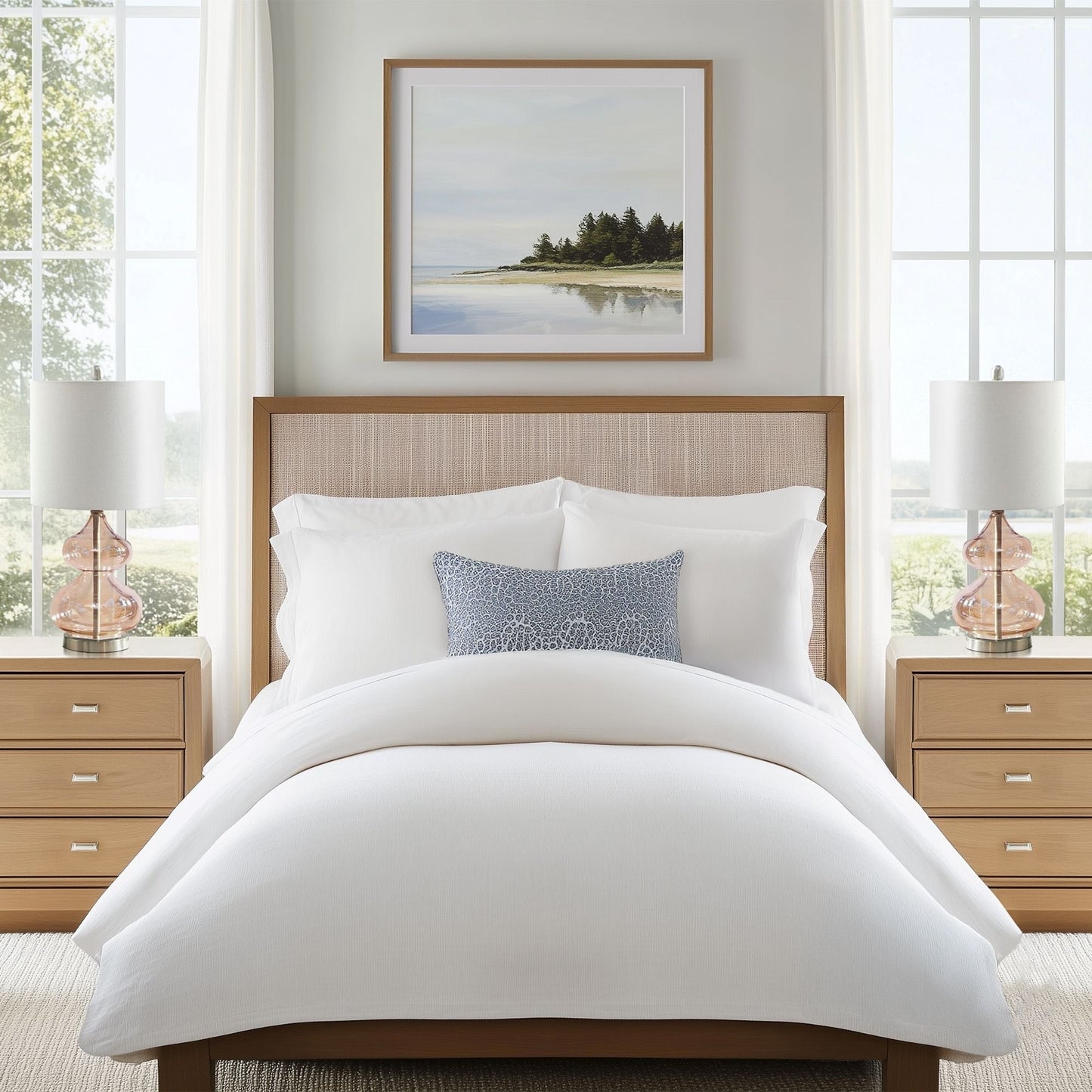 Lampe de table en verre courbé Ellipse, lot de 2