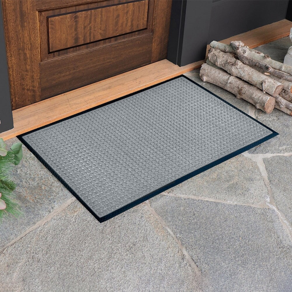 Envelor Door Mat Indoor Outdoor Low Profile Commercial Entryway Rug