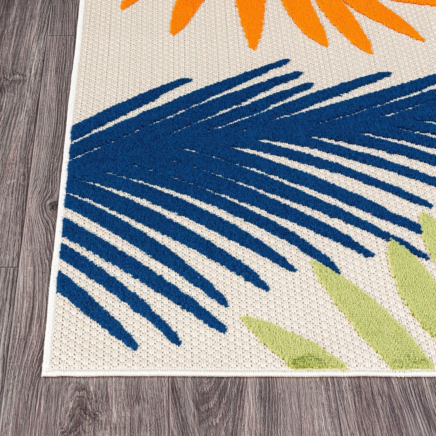 Evora Palm Frond Indoor/Outdoor Area Rug