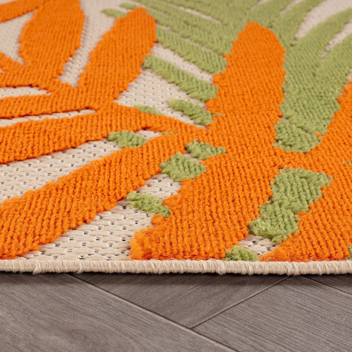 Evora Palm Frond Indoor/Outdoor Area Rug