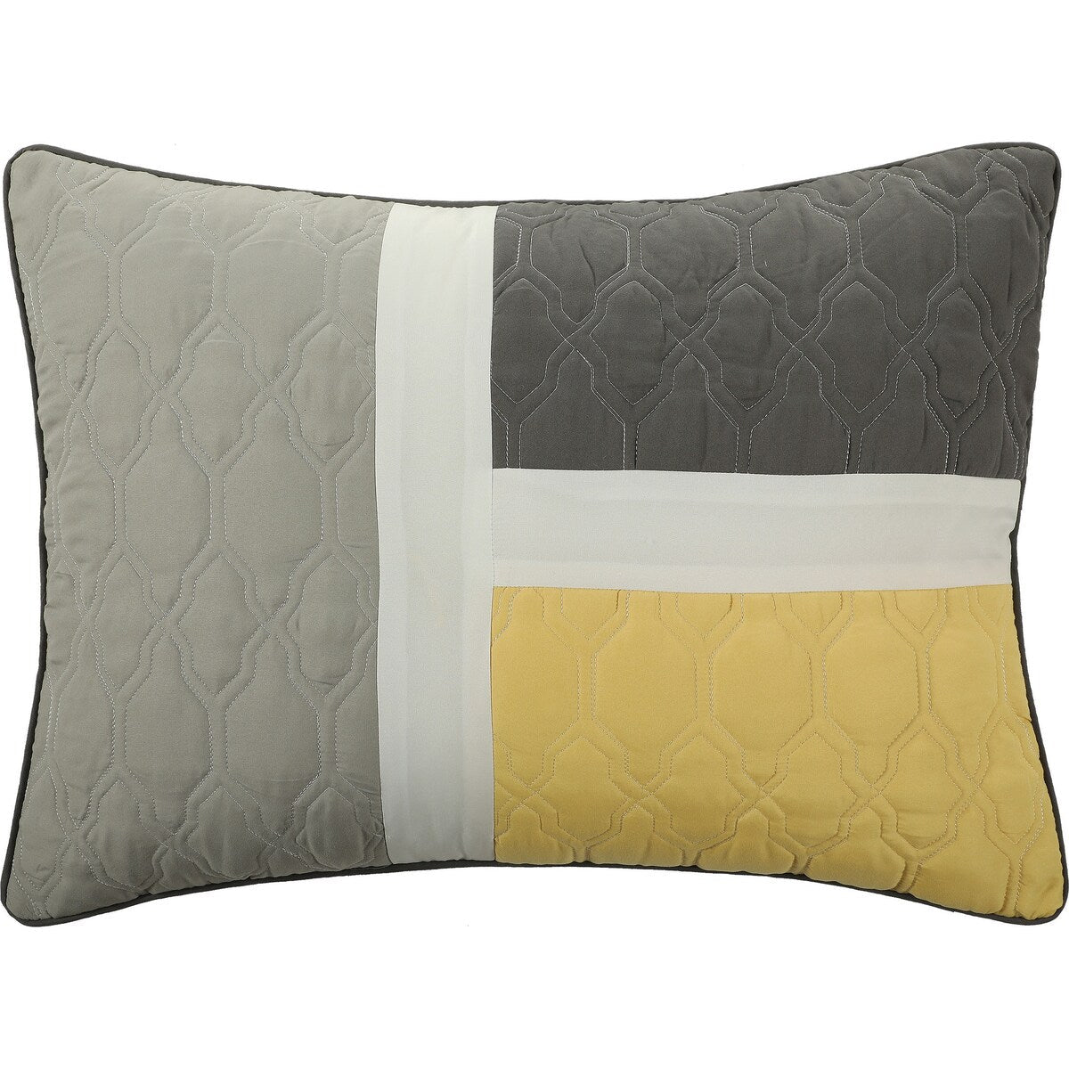 Ensemble de couette moderne Nanshing Blake 7 pièces à blocs de couleurs