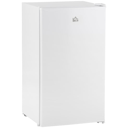 Mini-réfrigérateur compact HOMCOM de 3,2 pi³ avec congélateur, porte simple et thermostat réglable pour chambre à coucher
