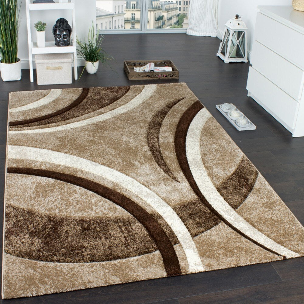 Tapis moderne pour salon, motif abstrait