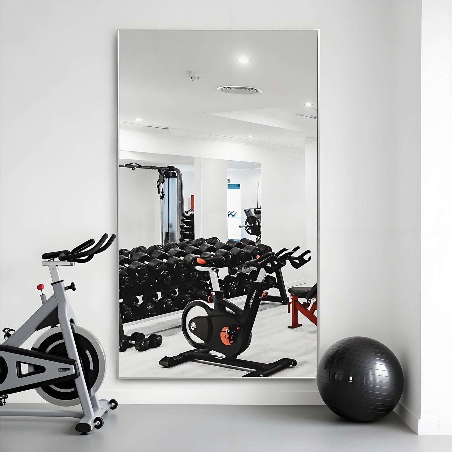 Miroir de sol moderne pleine longueur Miroir autoportant