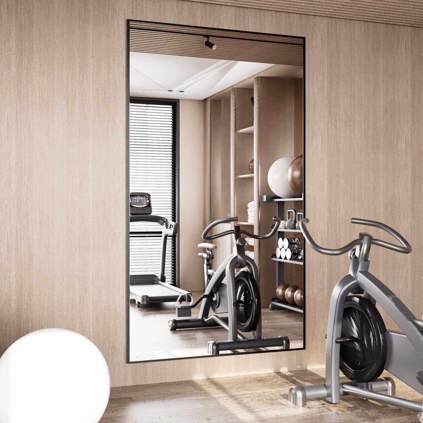 Miroir de sol moderne pleine longueur Miroir autoportant