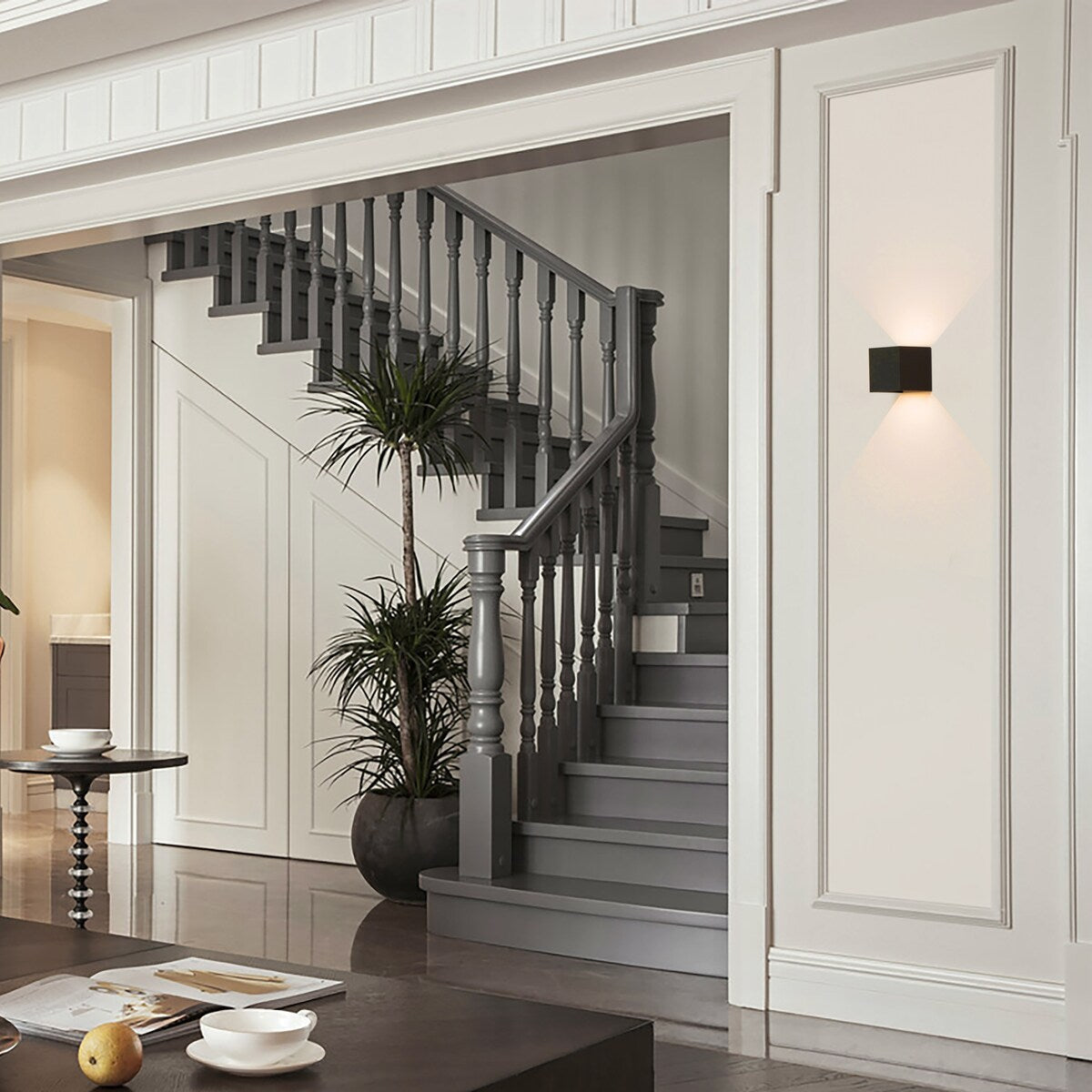 Applique murale moderne LED étanche en aluminium avec faisceau réglable 10 W 4 000 K Blanc froid pour intérieur et extérieur