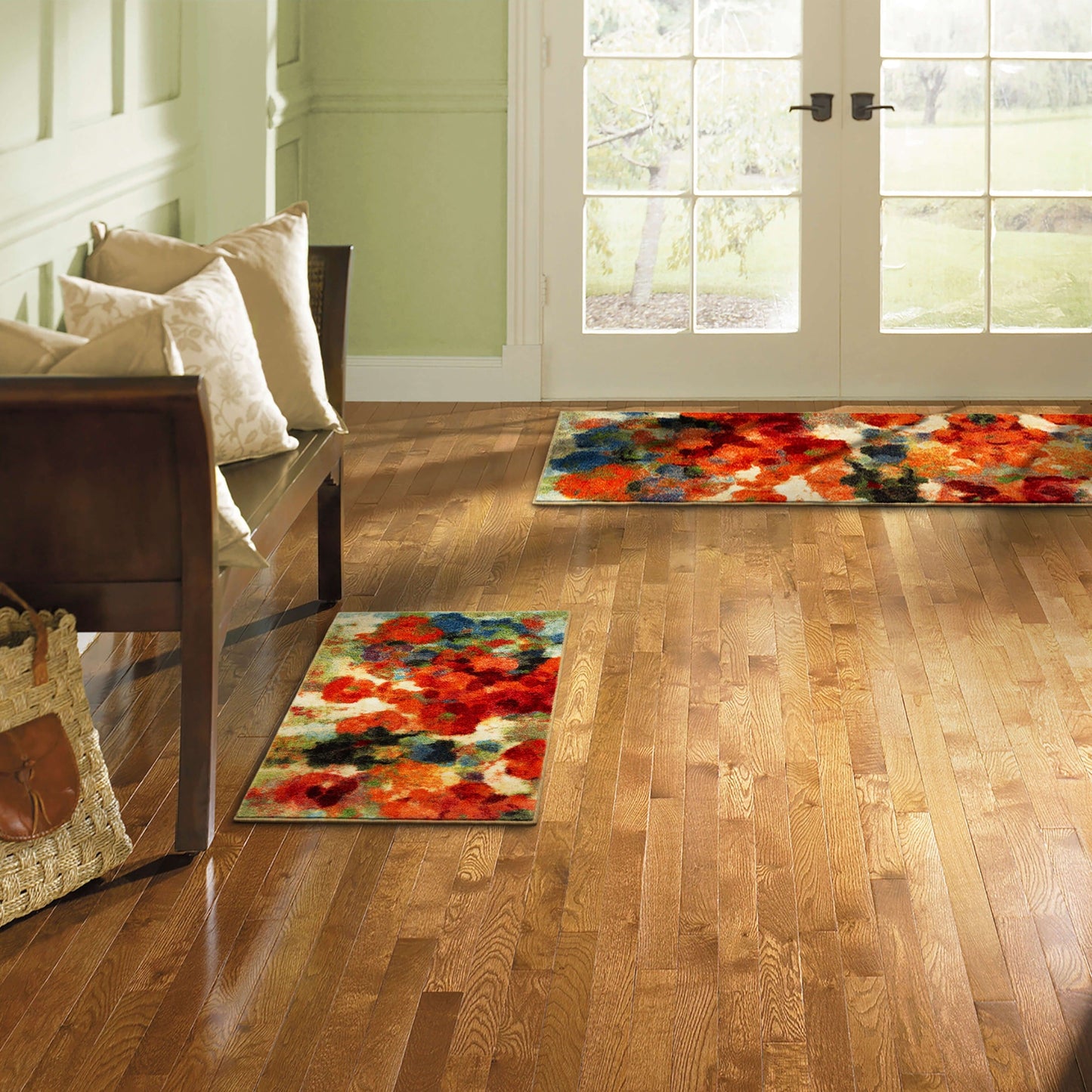 Tapis de jardin floral abstrait coloré de Mohawk Home