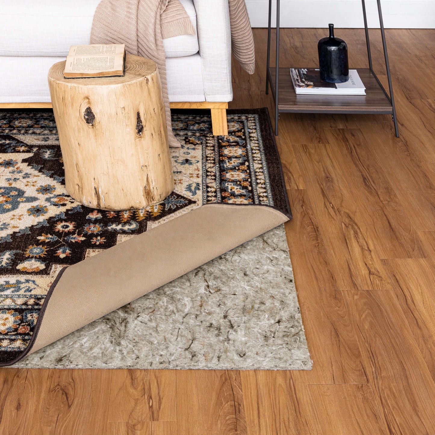 Sous-tapis en feutre Mohawk Home, 1,27 cm d'épaisseur, coussin moelleux et confortable - Gris