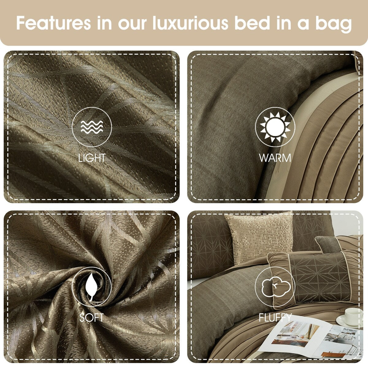 Ensemble de couette géométrique Nanshing Bryan 7 pièces