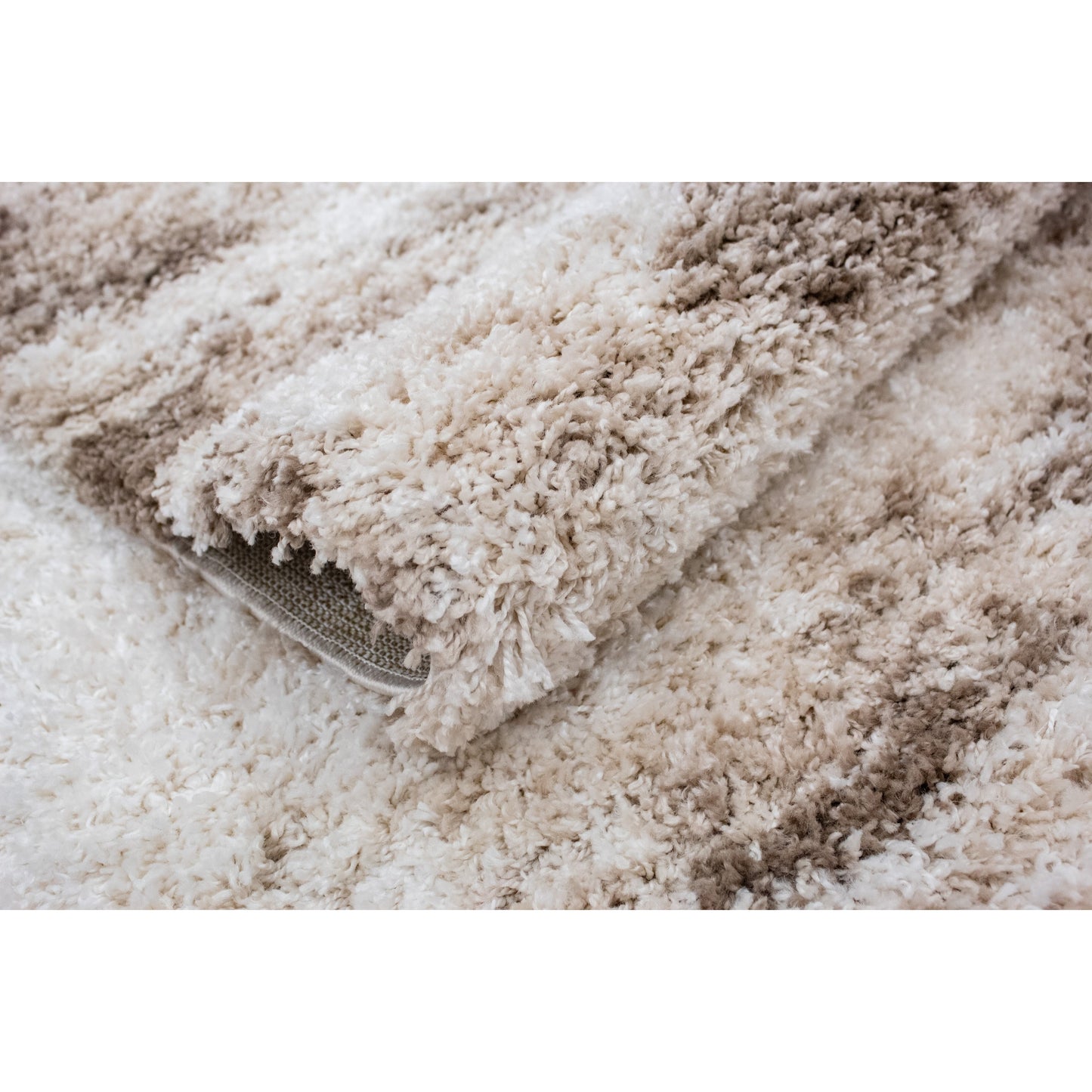 Noori Rug Lux Madison Tapis à poils longs abstrait 5,1 cm