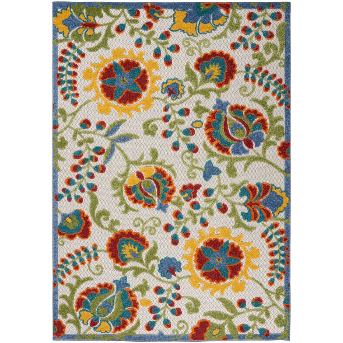 Tapis floral d'intérieur/extérieur Nourison Alice