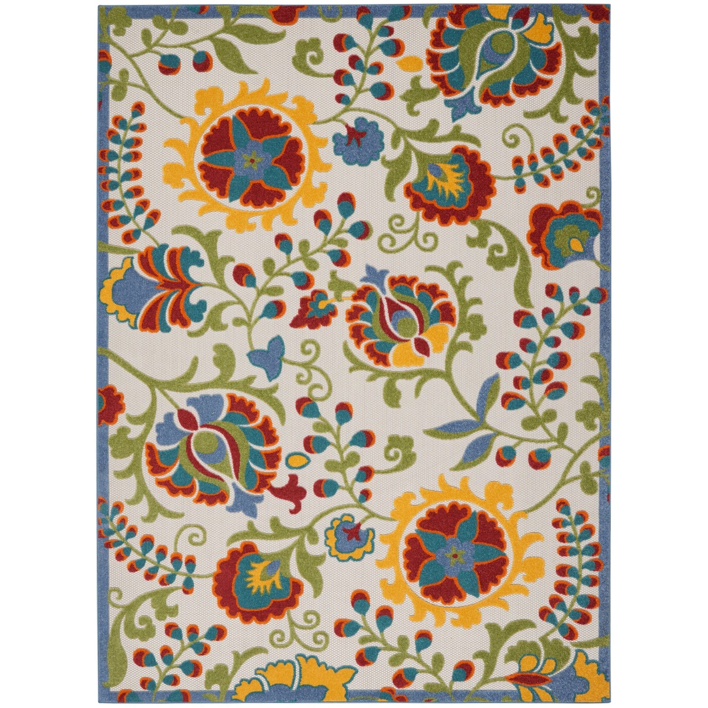 Tapis floral d'intérieur/extérieur Nourison Alice