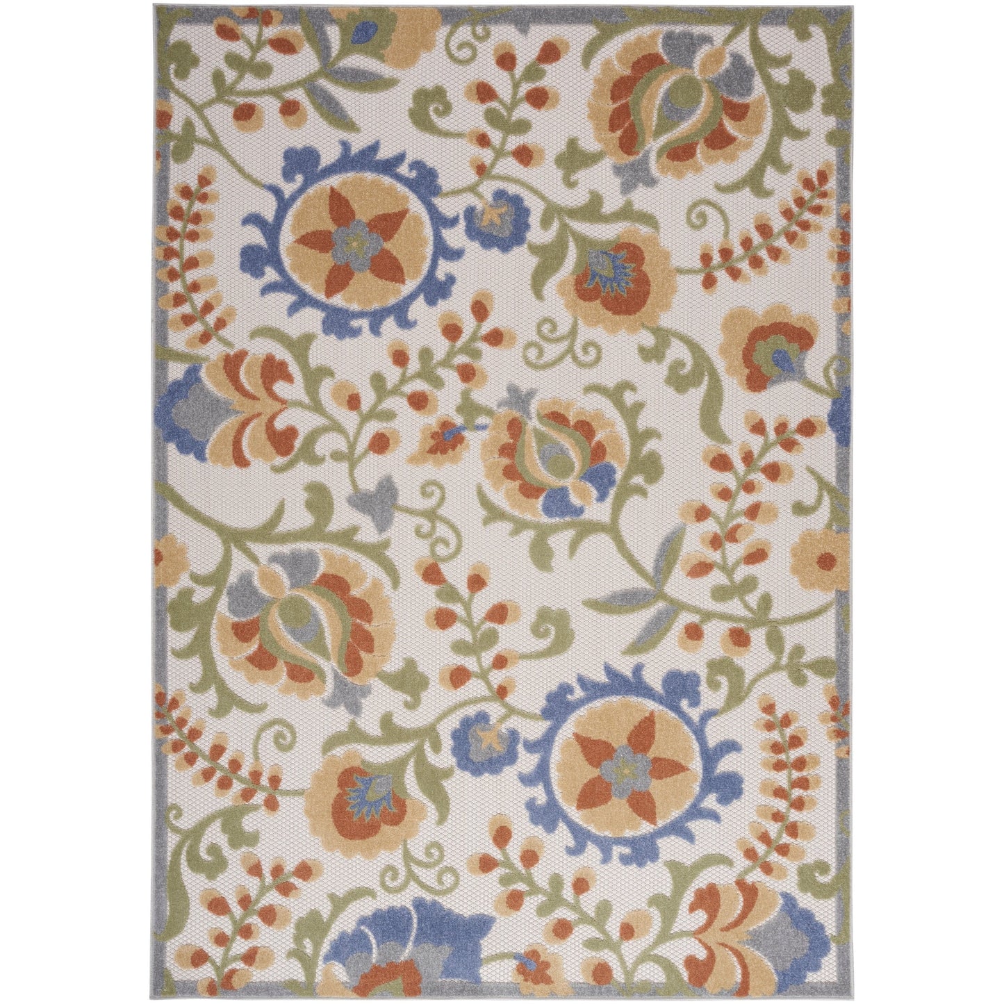 Tapis floral d'intérieur/extérieur Nourison Alice