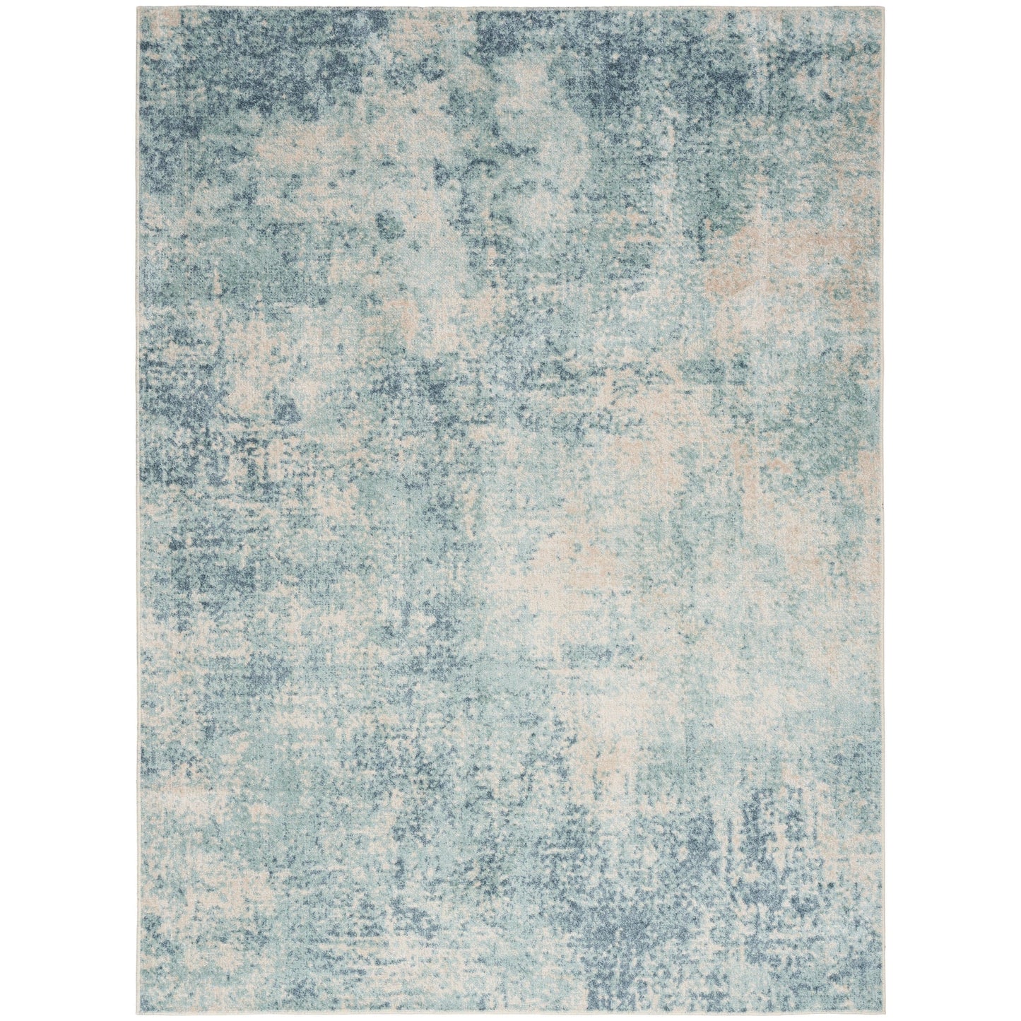 Tapis abstrait lavable en machine Nourison Astra