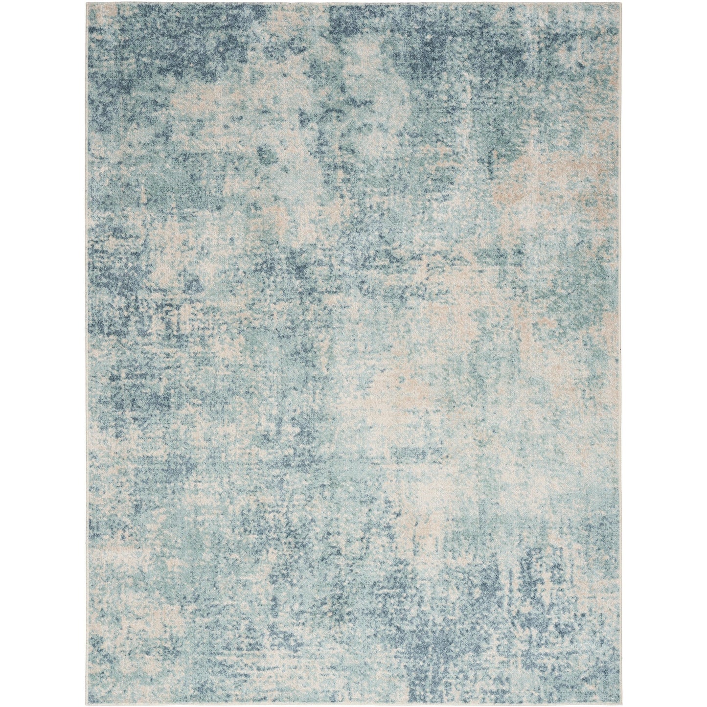 Tapis abstrait lavable en machine Nourison Astra