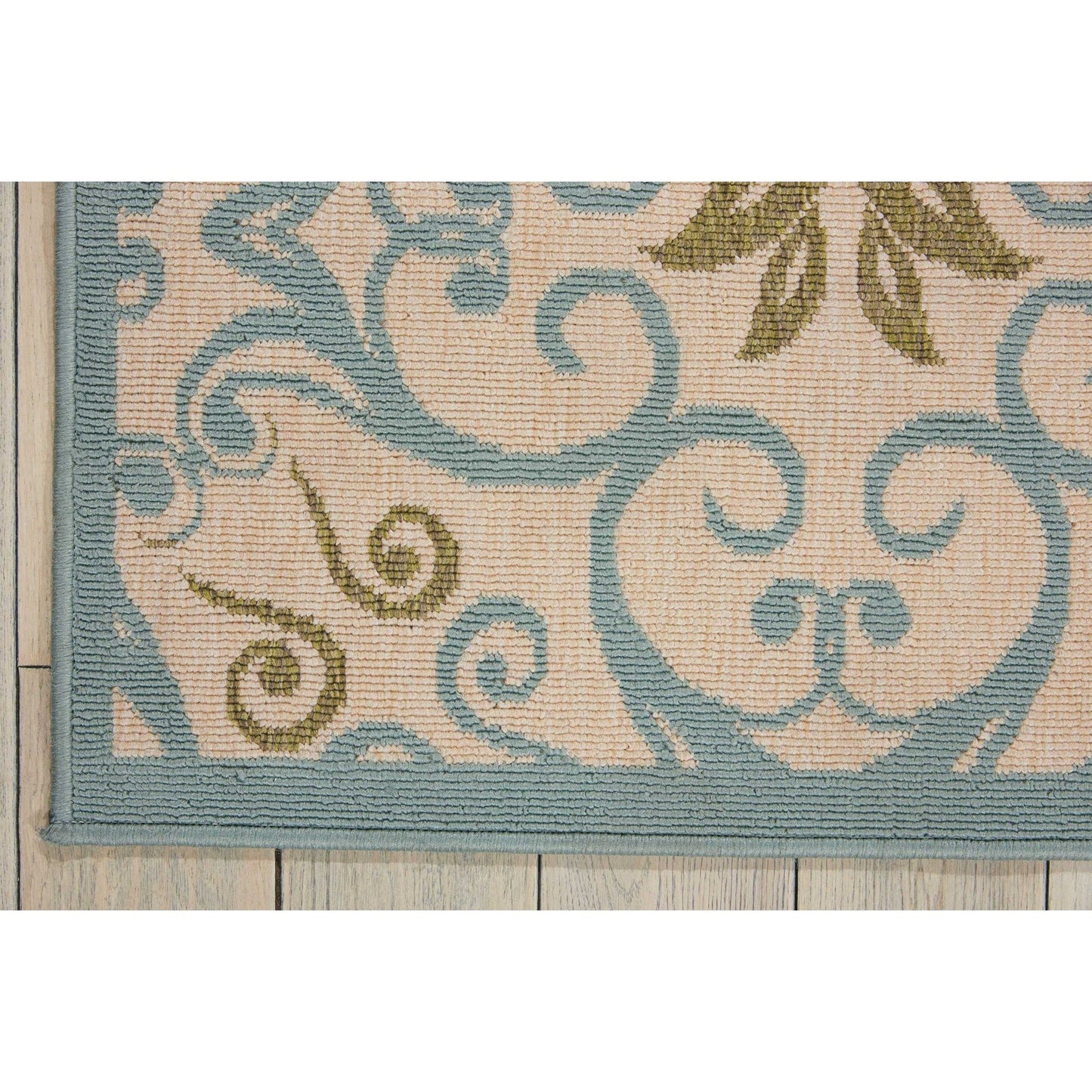 Tapis d'intérieur/extérieur géométrique floral des Caraïbes Nourison