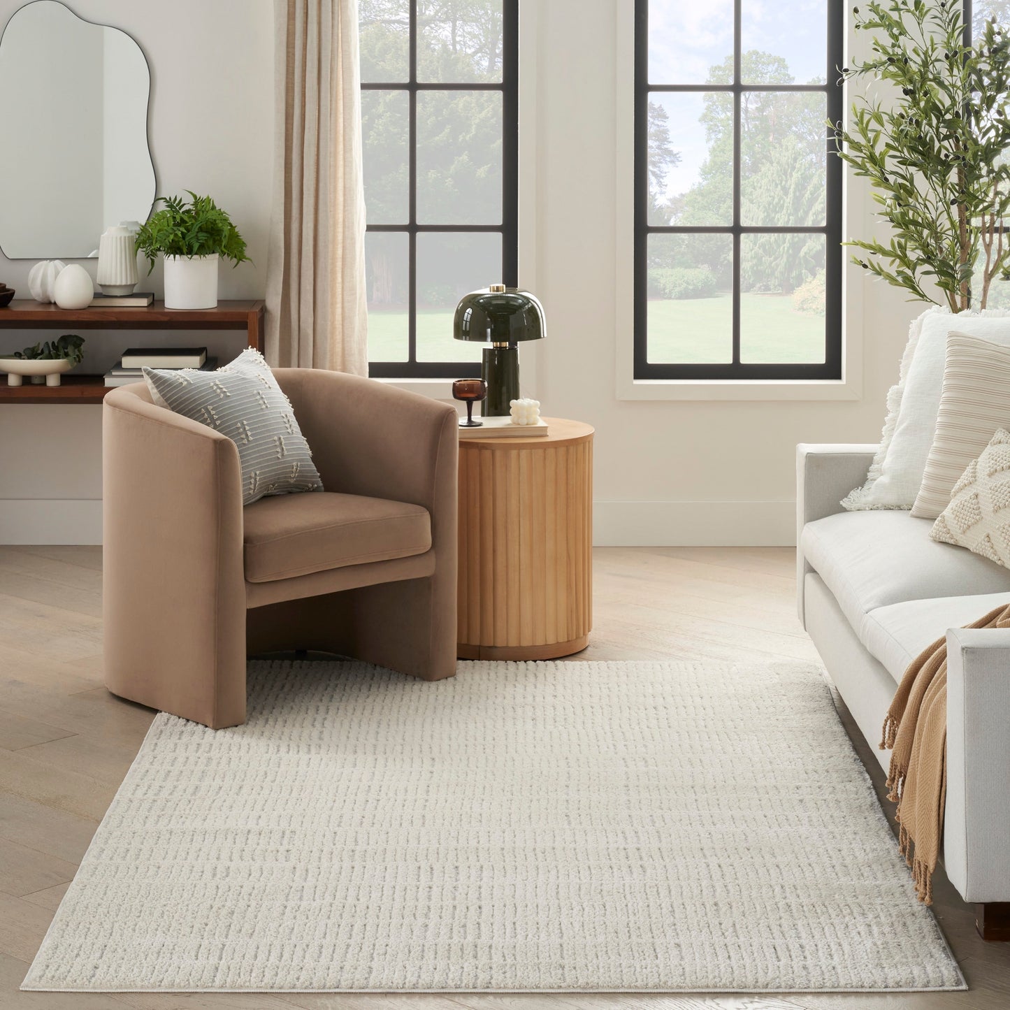 Tapis d'intérieur abstrait moderne et confortable Nourison