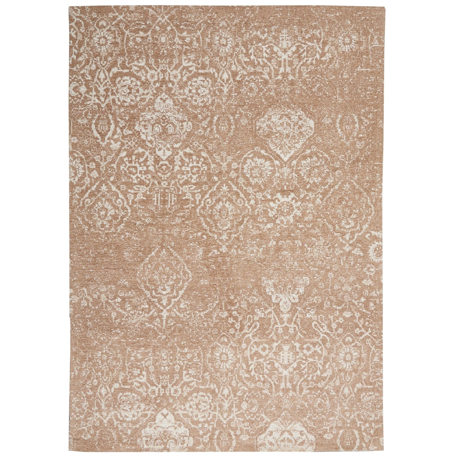 Tapis contemporain Nourison Damask vieilli