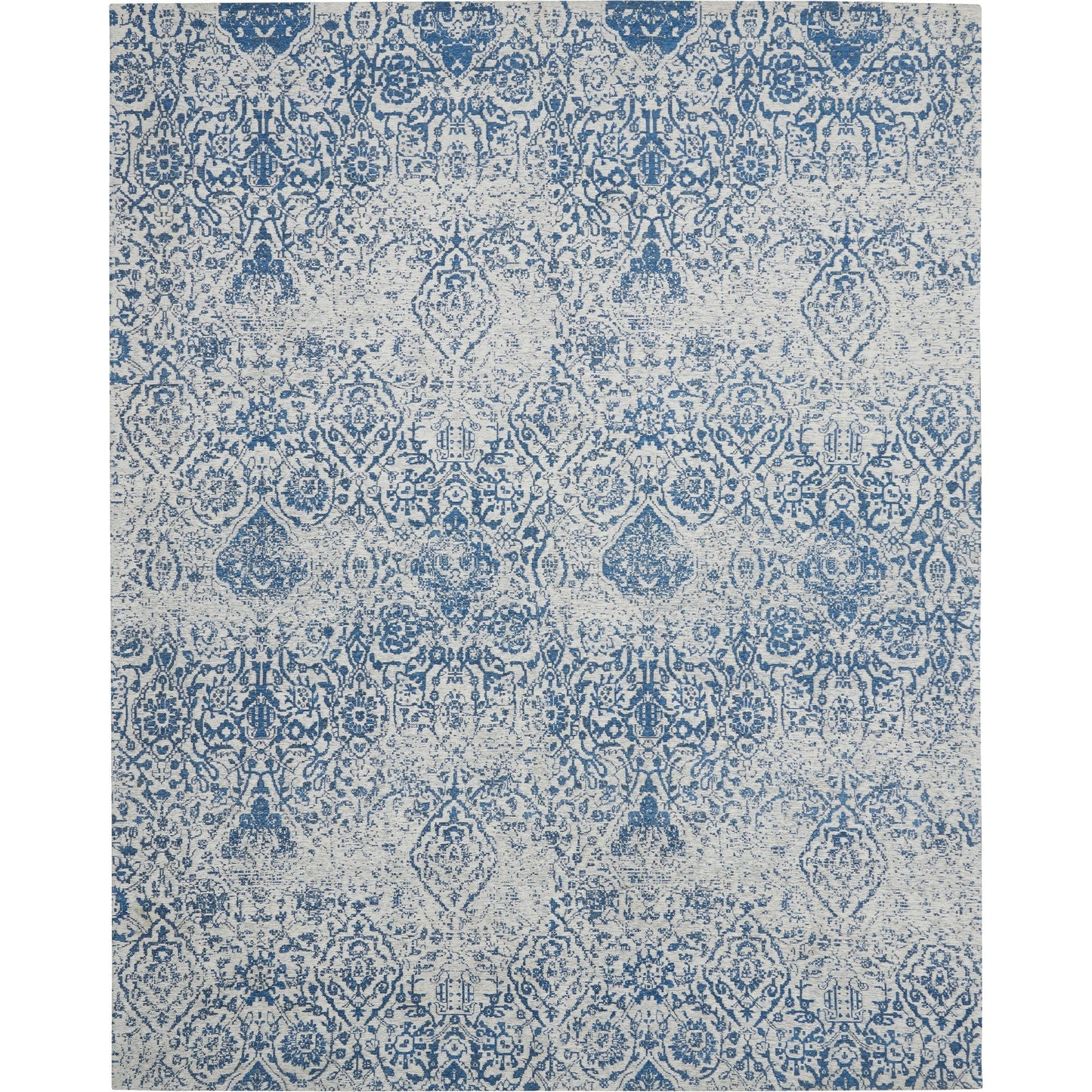 Tapis contemporain Nourison Damask vieilli