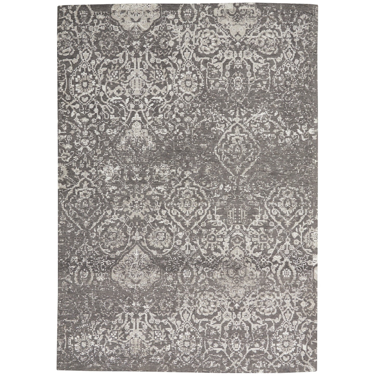 Tapis contemporain Nourison Damask vieilli