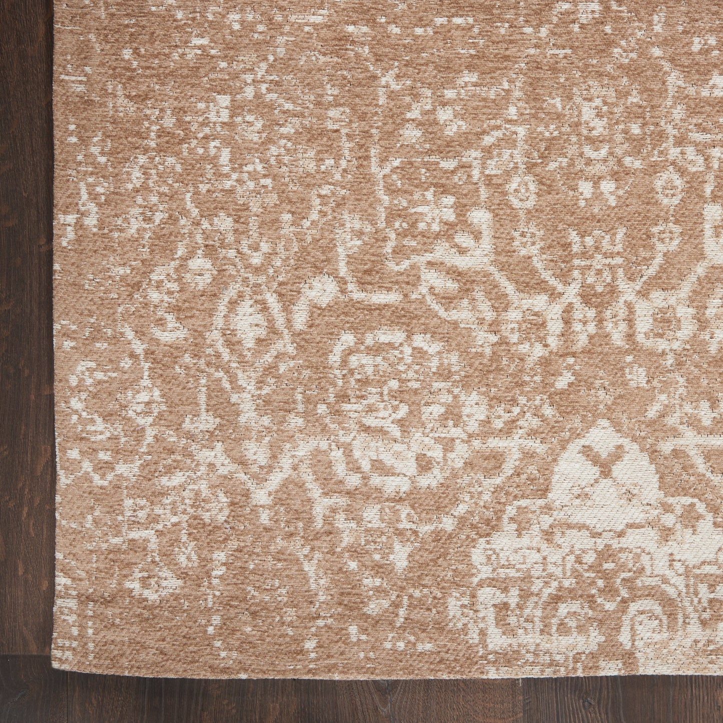 Tapis contemporain Nourison Damask vieilli