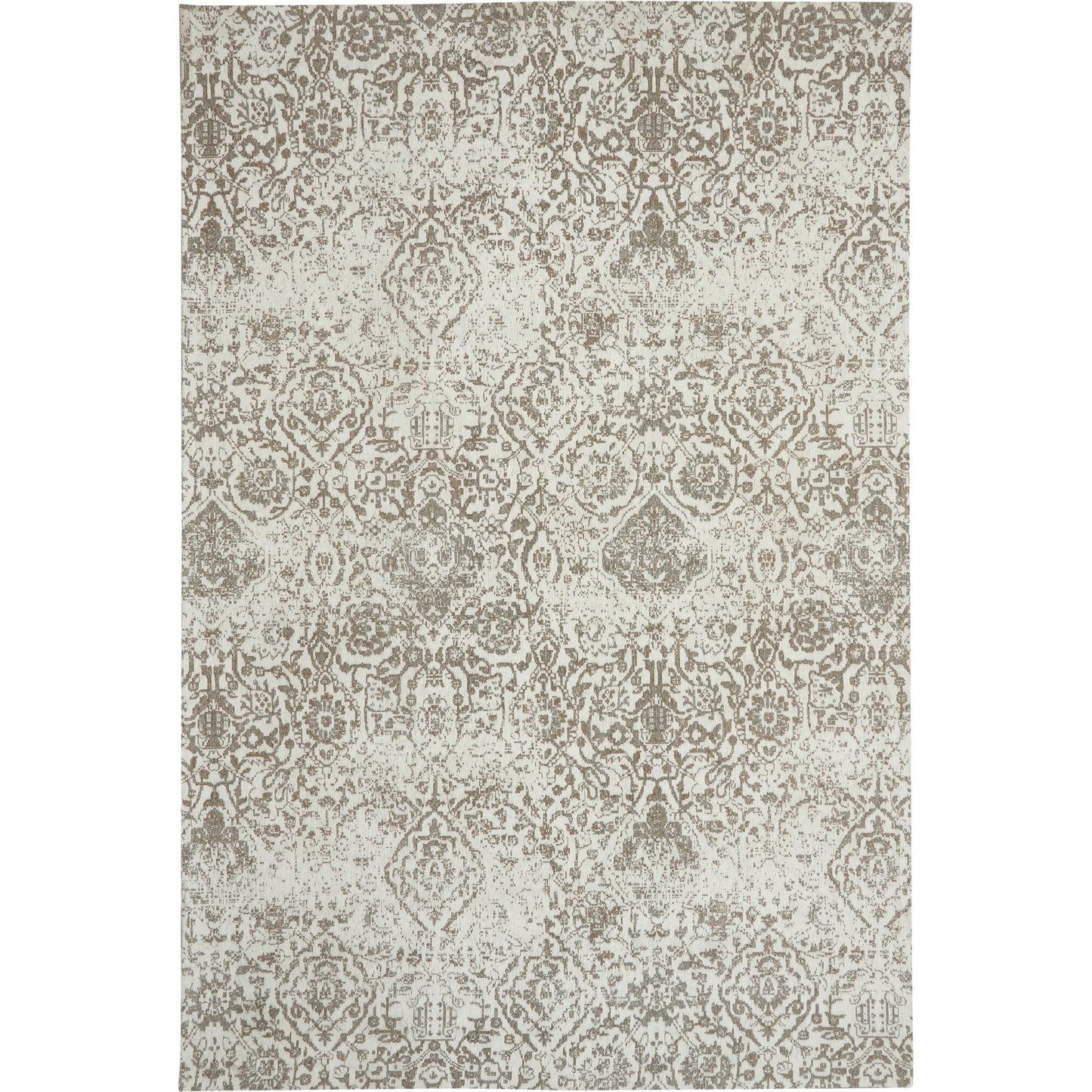Tapis contemporain Nourison Damask vieilli