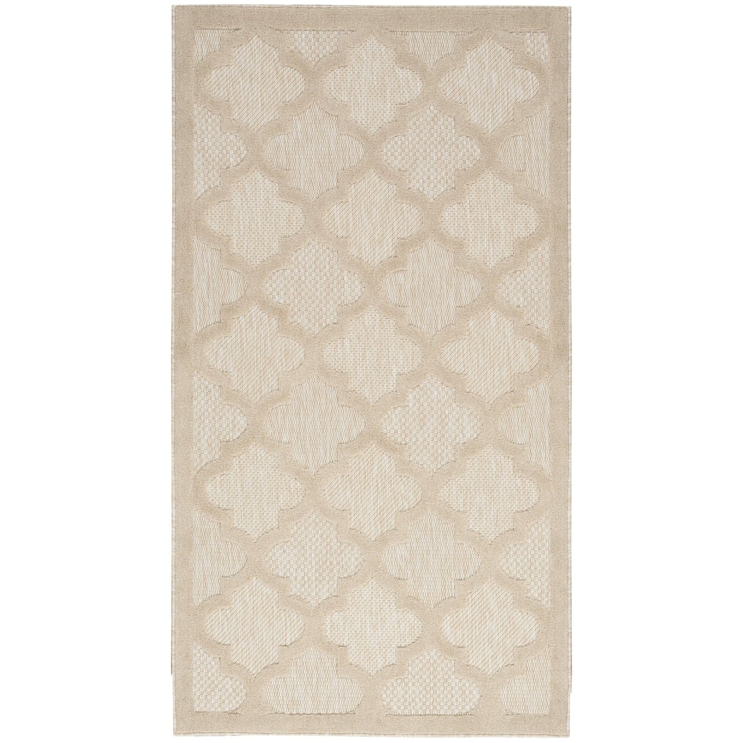 Tapis marocain en treillis Nourison, facile d'entretien, pour intérieur et extérieur