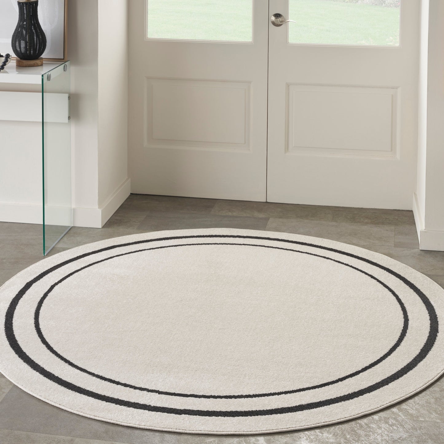 Tapis uni d'intérieur/extérieur Nourison Essentials