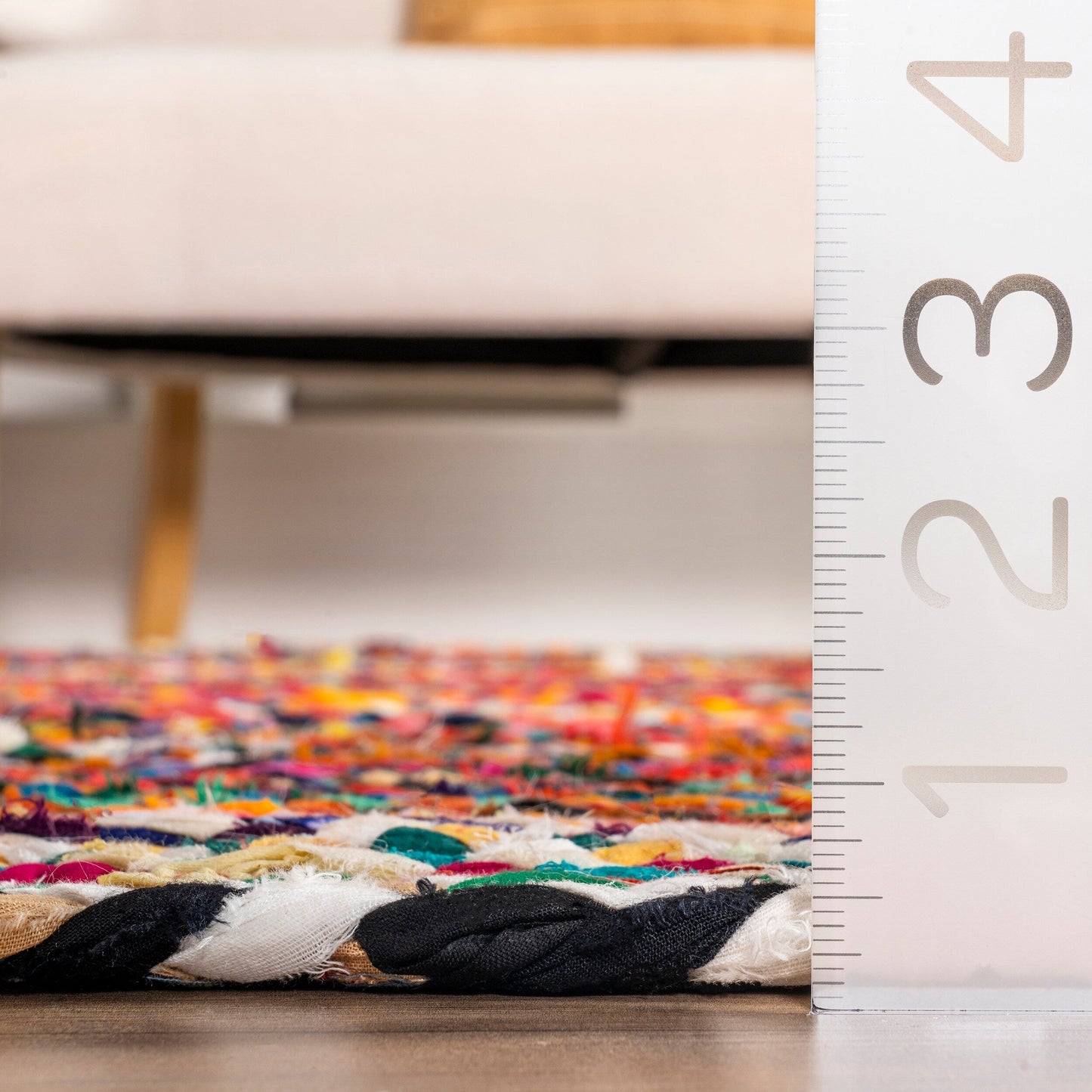 Tapis bohème tressé à la main Nuloom Tammara