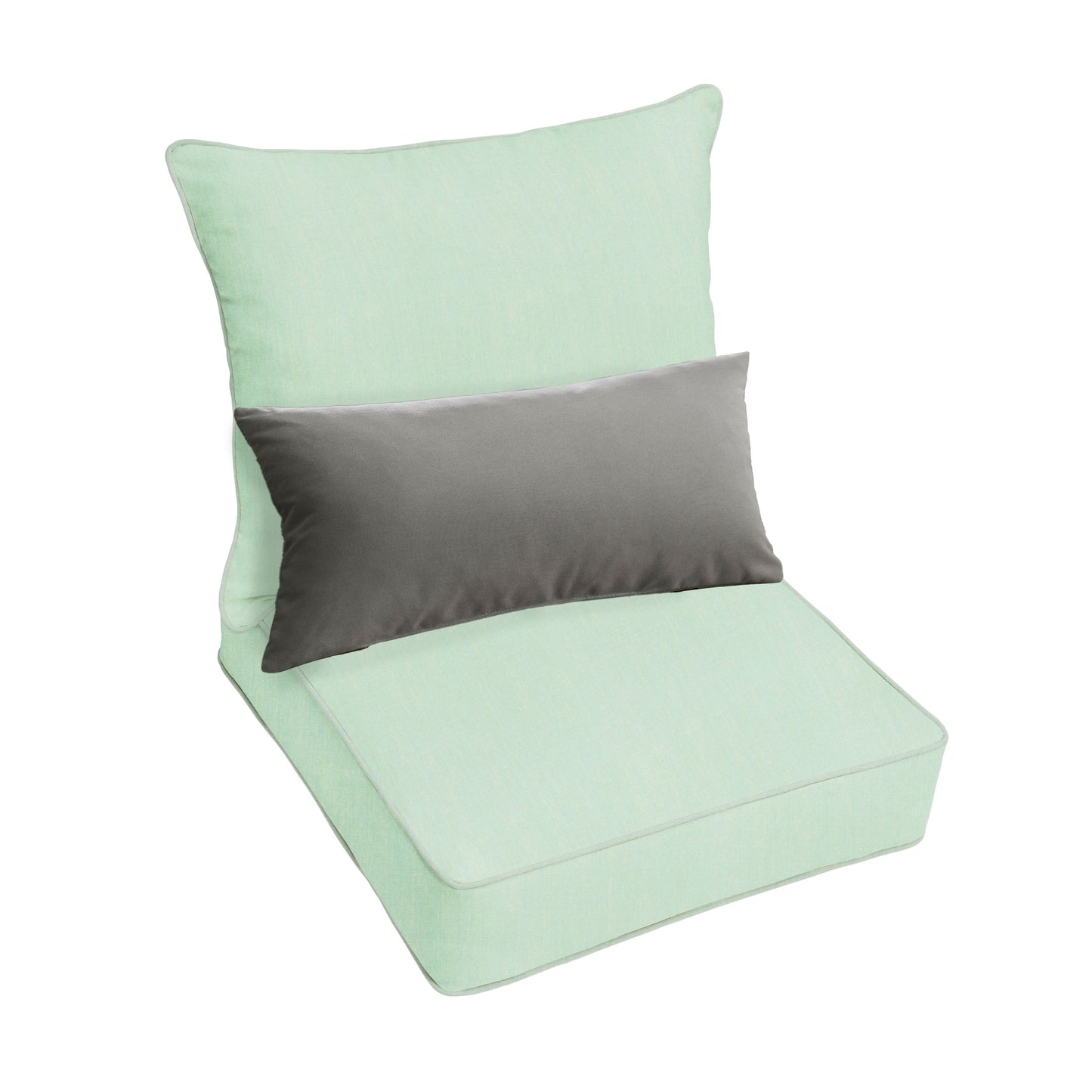 Ensemble coussin et coussin de chaise Oakley Sunbrella Solid pour intérieur/extérieur