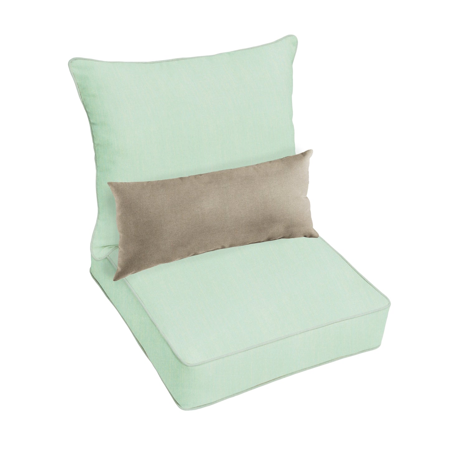 Ensemble coussin et coussin de chaise Oakley Sunbrella Solid pour intérieur/extérieur