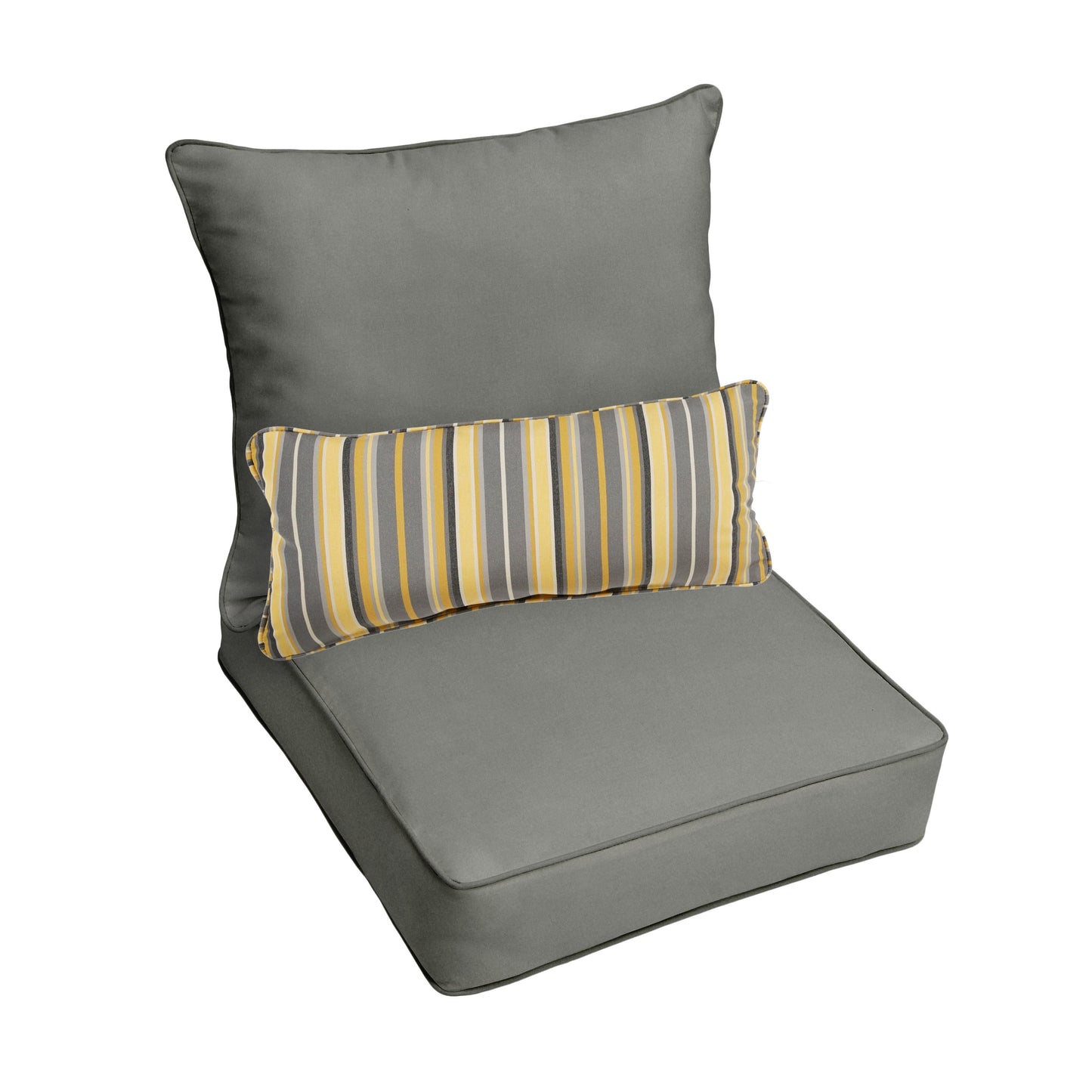 Ensemble coussin et coussin de chaise Oakley Sunbrella Solid pour intérieur/extérieur