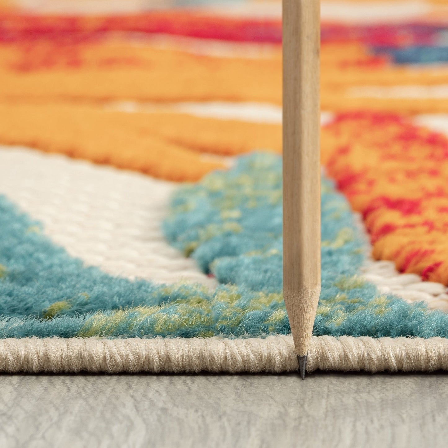 Tapis d'intérieur/extérieur à motif floral côtier Origin.