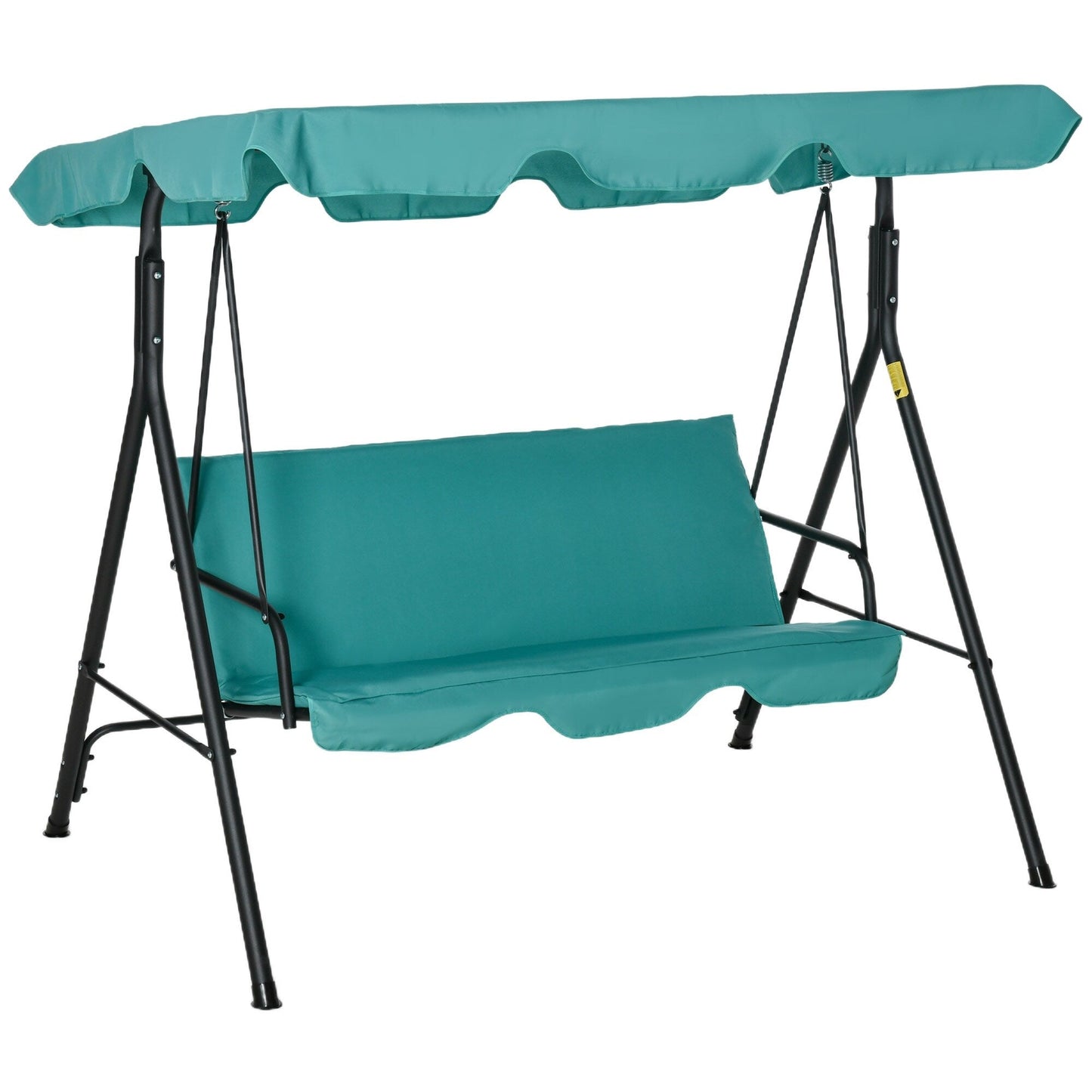 Balançoire de porche Outsunny pour 3 personnes