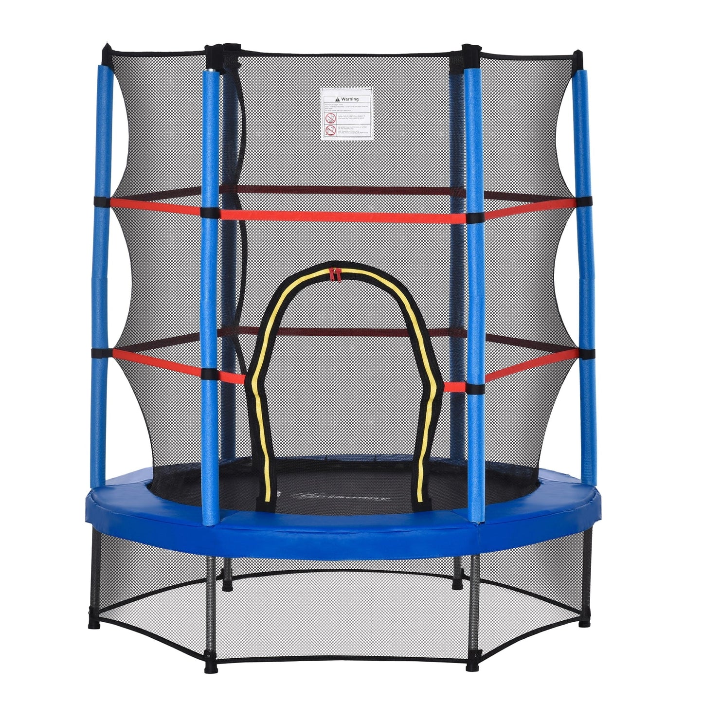 Trampoline Outsunny pour enfants de 1,5 m de diamètre avec filet pour l'intérieur et l'extérieur, de 3 à 6 ans