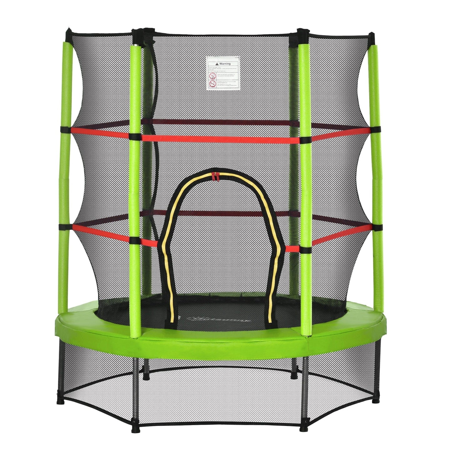 Trampoline Outsunny pour enfants de 1,5 m de diamètre avec filet pour l'intérieur et l'extérieur, de 3 à 6 ans