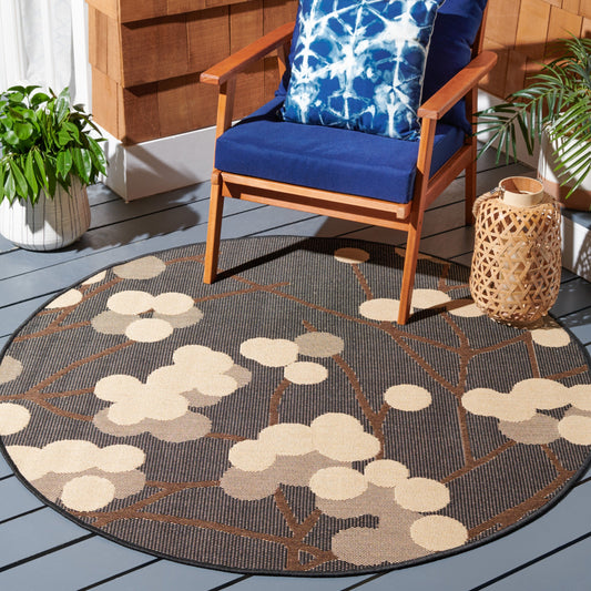 Tapis de jardin imperméable pour intérieur/extérieur SAFAVIEH Courtyard Delois