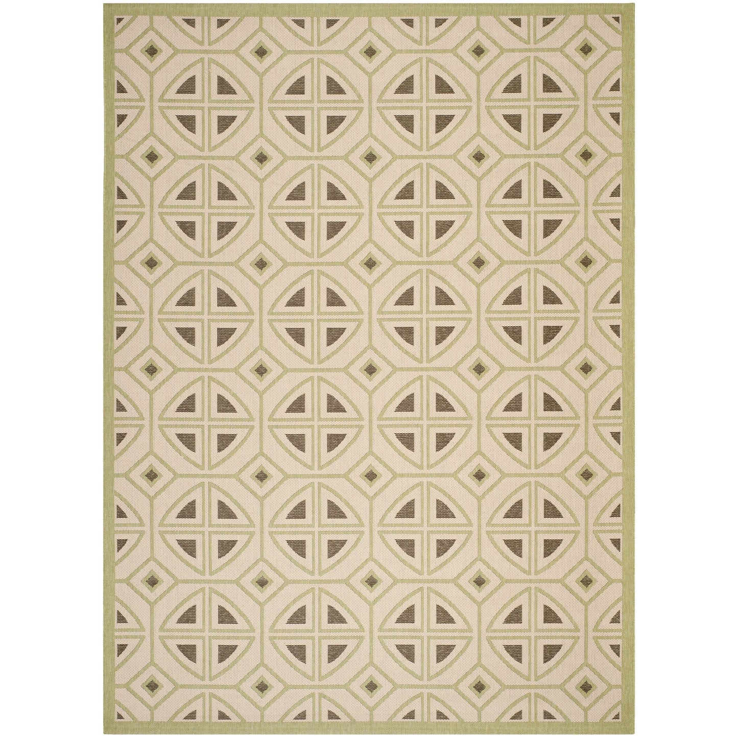 Tapis de jardin imperméable pour intérieur/extérieur SAFAVIEH Courtyard Saundra