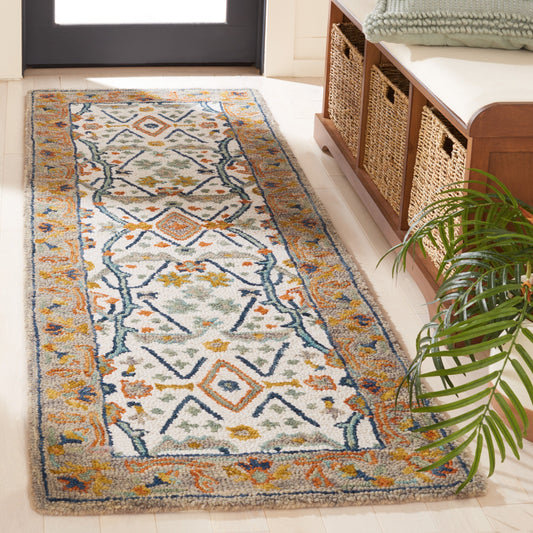 Tapis tribal bohème en laine Aspen Elerte fait main SAFAVIEH