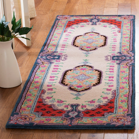 Tapis médaillon oriental en laine fait main Bellagio Tatevik de SAFAVIEH