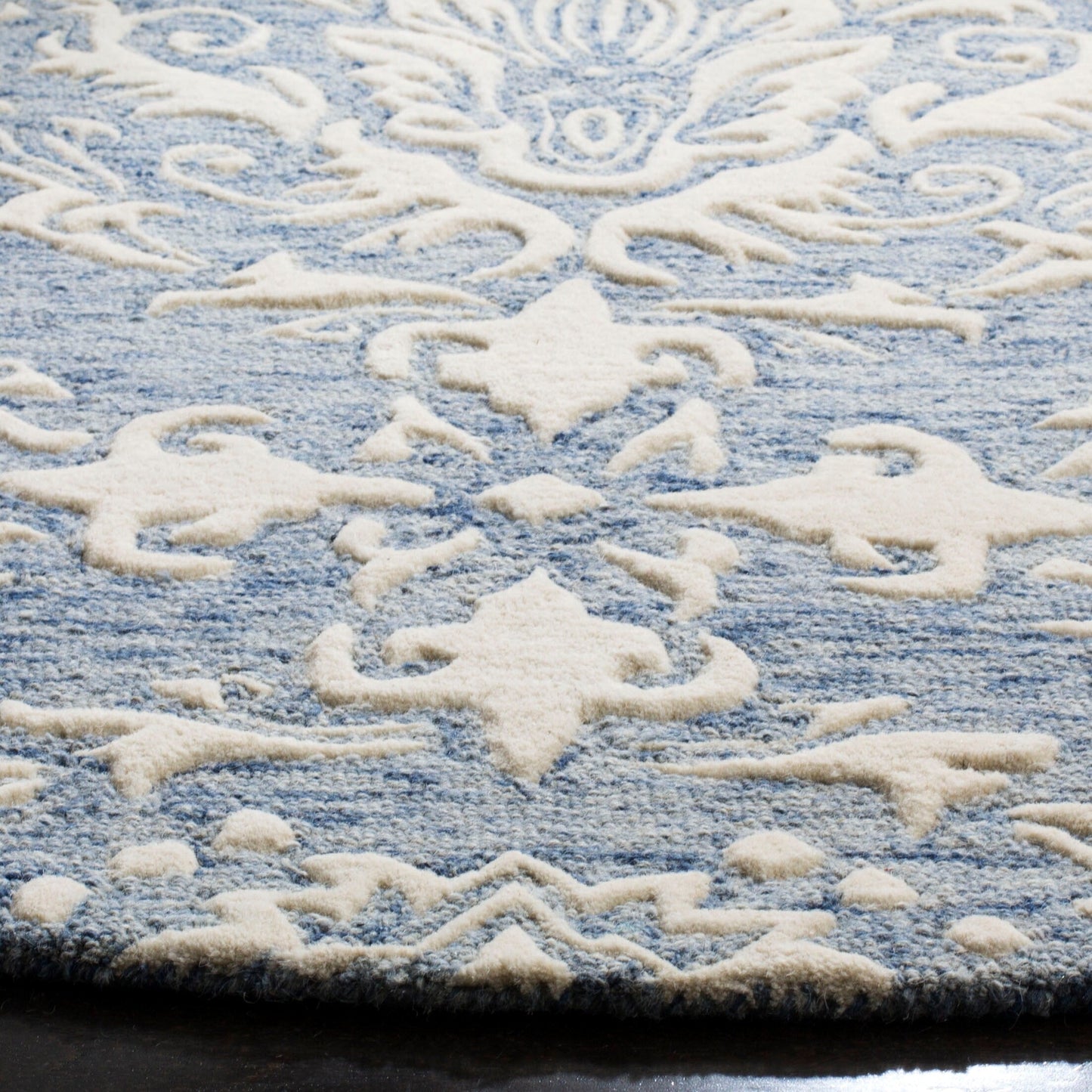 Tapis moderne en laine florale fait main SAFAVIEH Blossom Ambroisine