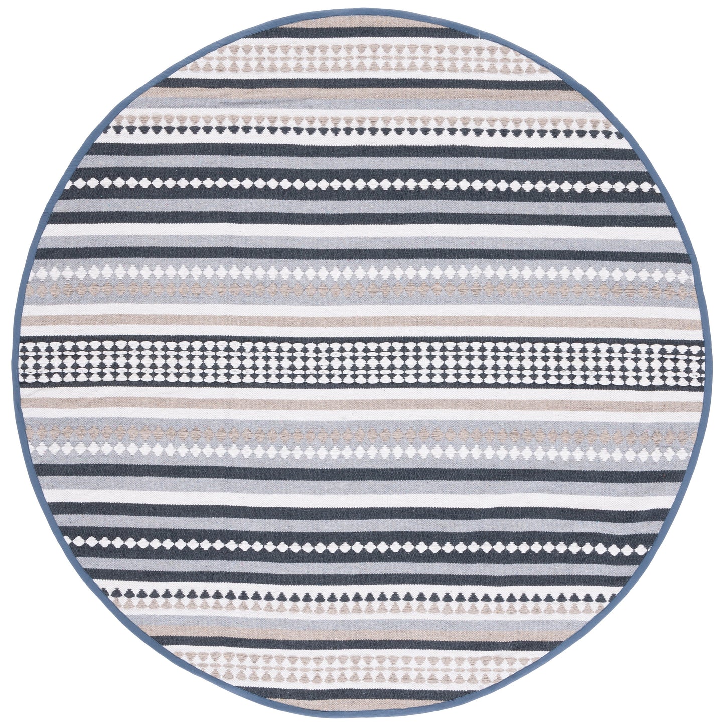 SAFAVIEH Tapis en jute avec bordure Antonije en fibre naturelle fait à la main