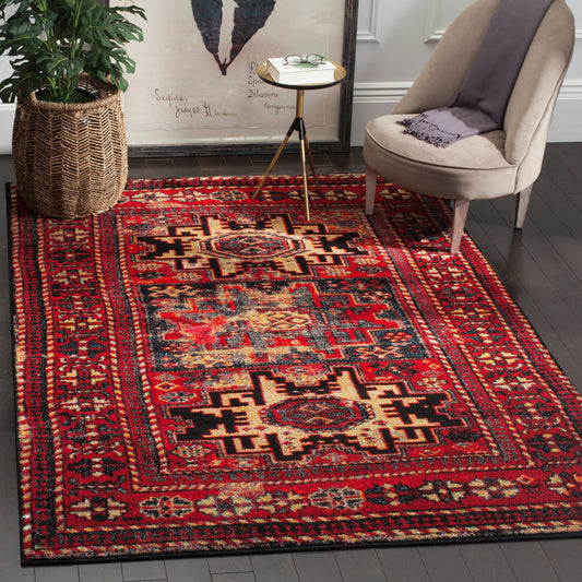 SAFAVIEH, Tapis Oriental Vintage Hamadan Lilla en détresse