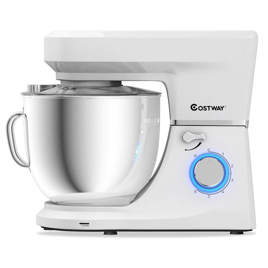 Batteur sur socle électrique à tête inclinable de 7,5 pintes, 6 vitesses, avec batteur