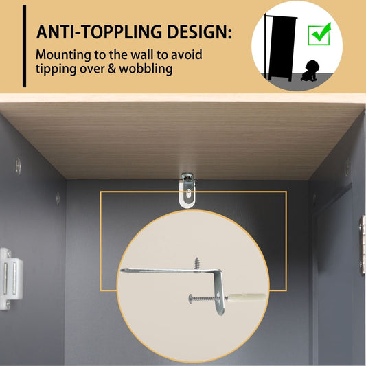 Meuble de rangement de salle de bain VEIKOUS avec 4 tiroirs