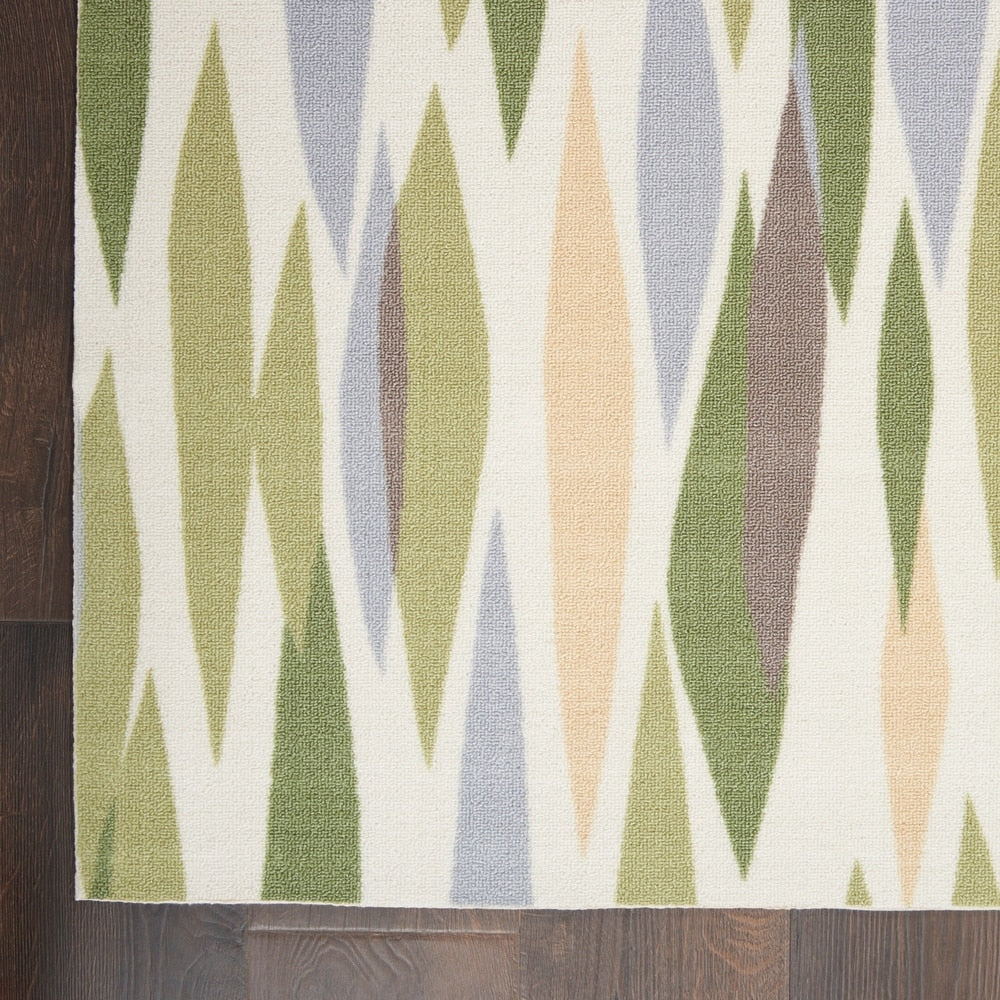 Tapis d'intérieur et d'extérieur moderne et abstrait Waverly Sun N' Shade